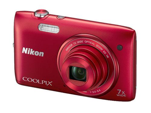 Nikon CoolPix S3500 Rouge
